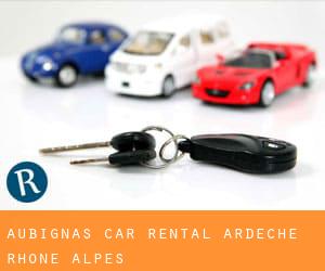 Aubignas car rental (Ardèche, Rhône-Alpes)