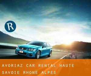 Avoriaz car rental (Haute-Savoie, Rhône-Alpes)