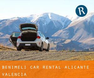 Benimeli car rental (Alicante, Valencia)