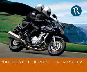 Motorcycle Rental in Acayuca