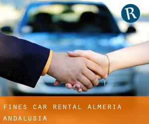 Fines car rental (Almeria, Andalusia)