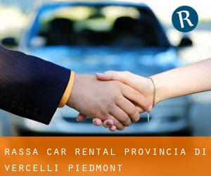 Rassa car rental (Provincia di Vercelli, Piedmont)